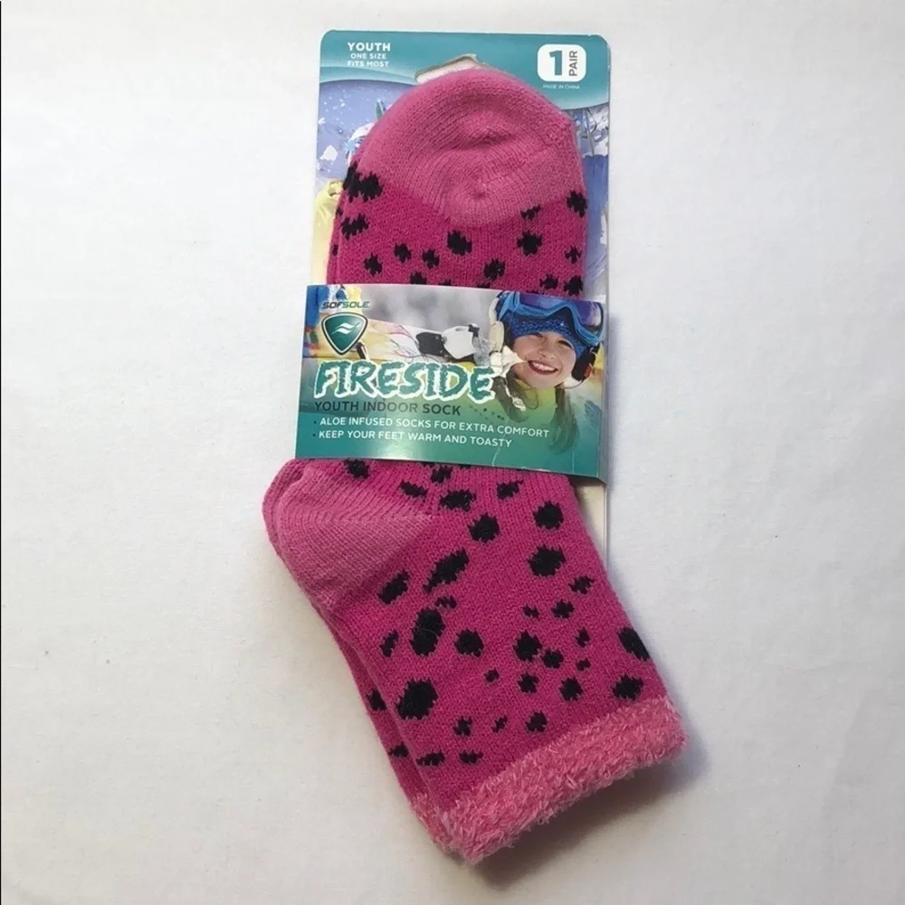 LAST ONE New Sof Sole Youth Fireside Indoor Lodge Socks Kids Shoe Size 10 - 4.5